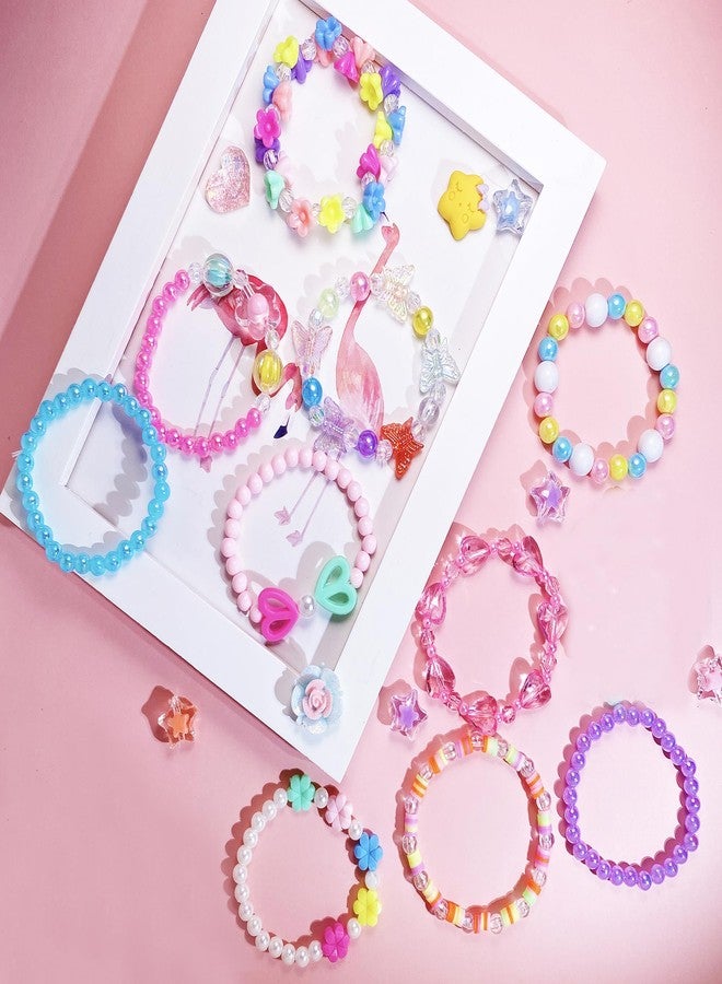 مجموعة SIELEVIN من 27 قطعة من الأساور الملونة للأطفال، أساور خرز للأطفال الصغار، هدايا مثالية لحفلات أعياد الميلاد، وهدايا عيد الفصح، وألعاب التظاهر، ومجوهرات تنكرية، وهدايا عيد الميلاد - Image 3